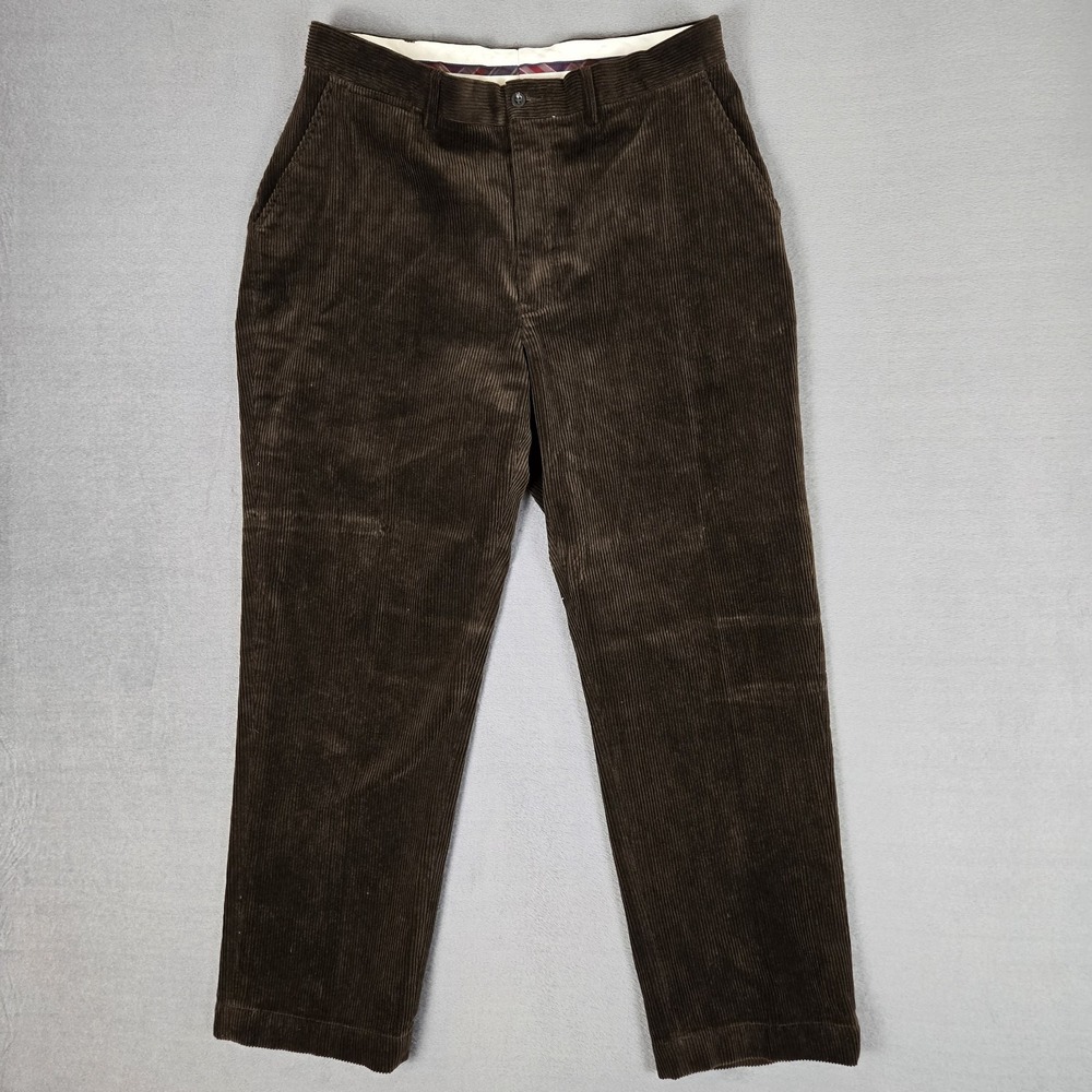 VTG Polo Ralph Lauren Pants Mens 36x30 Brown Corduroy Preppy Classic Old Money